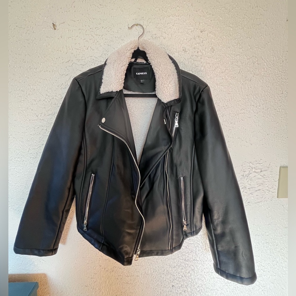 Women’s Express Faux Leather Jacket – Great Condition